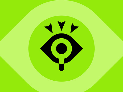 SEO black branding click eye eyeball green icon illustration lime logo mark negative space point rank search see seo sight vector web