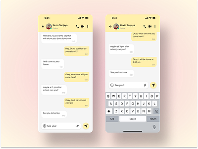 Daily UI #013 Direct Messaging design direct messaging figma ui