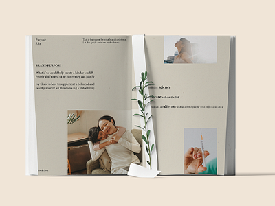 Ivy Clinic Brand Book brand book branding clinic design graphic design illustration print