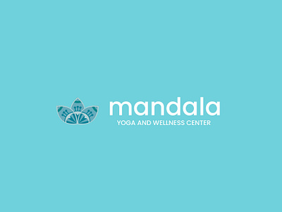 Mandala Yoga and Wellness Center Logo branding design graphic design illustration logo vector yoga