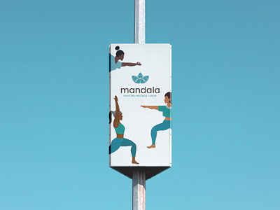 Mandala Yoga Marketing design graphic design illustration poster print vector