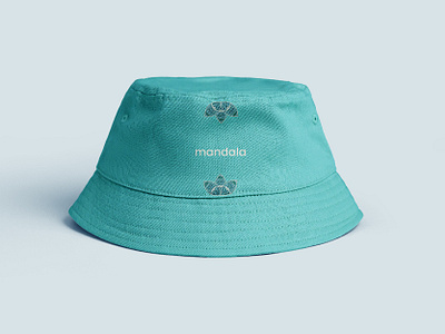 Mandala Yoga Bucket Hat cap design graphic design illustration product