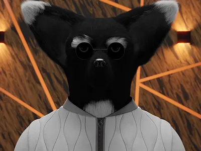 Designer 3d 3d model 3dart blender character characterdesign clothing collection design fox fur illustration modeling nft nftart nfts saga