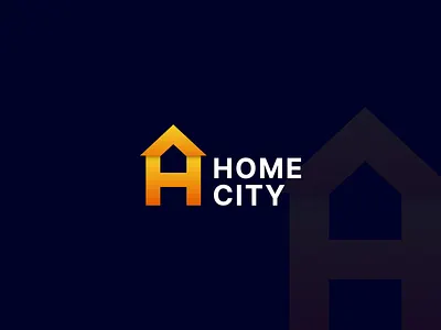 Home City Logo Design brand identity building logo business logo company logo construction logo creative logo mansion logo minimalist logo realestate realestate logo realtor logo rent logo simple logo trendy logo