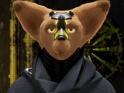 Mind infiltrator 3d 3d model 3dart blender character characterdesign clothing collection design fox fur illustration modeling nft nftart nfts saga