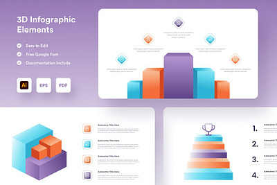 3D Infographic analytics annual report chart data data analysis data vis data visualisation data visualization data viz dataviz graph info graphics infographic infographic elements infographics information powerpoint powerpoint presentation stats ux