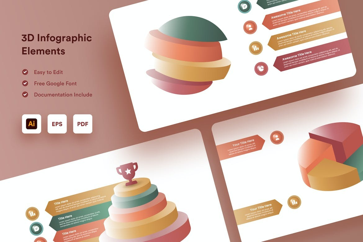 3D Infographic analytics annual report chart data data analysis data vis data visualisation data visualization data viz dataviz graph info graphics infographic infographic elements infographics information powerpoint powerpoint presentation stats ui