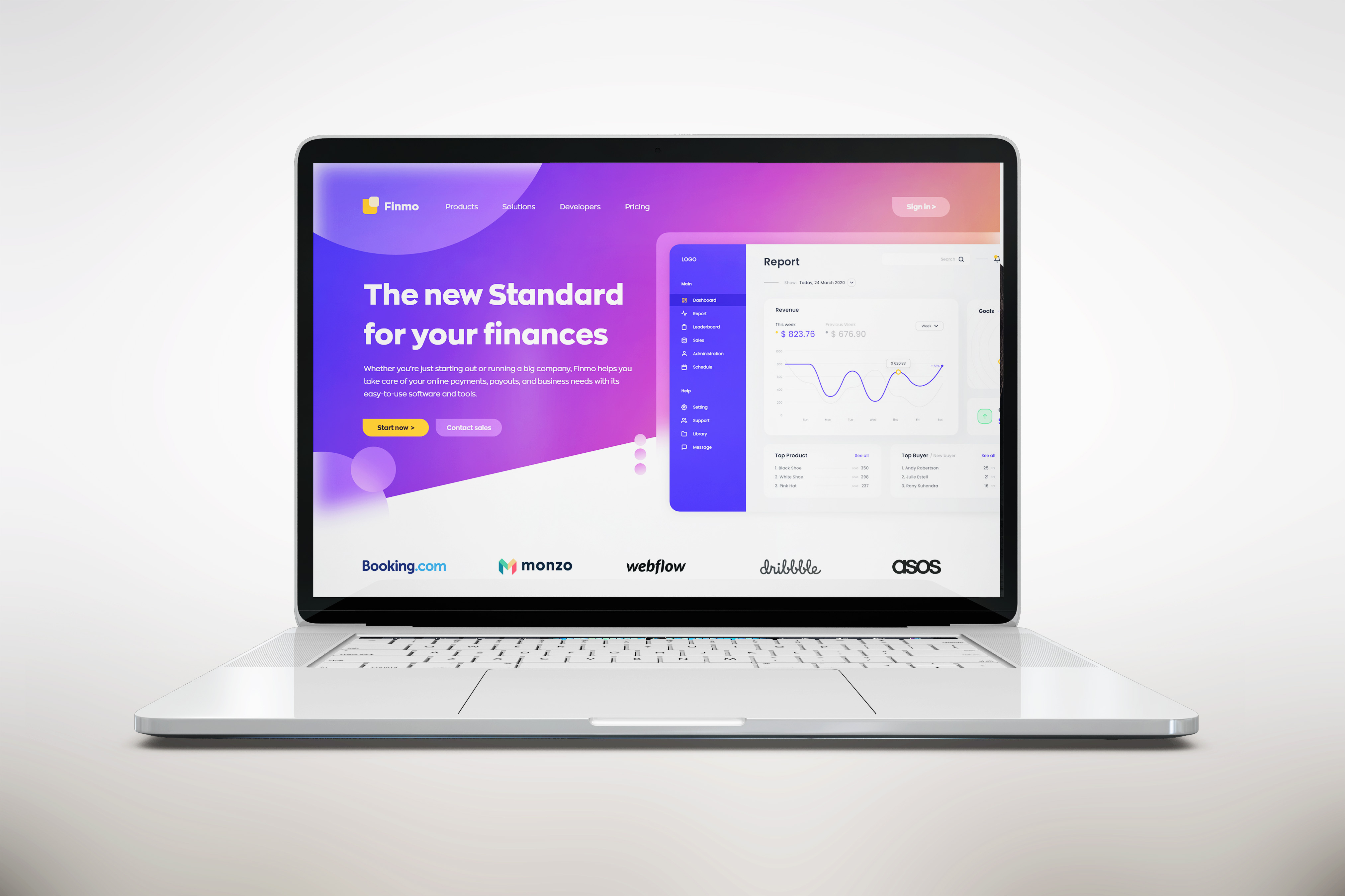 Finmo - Full Web Design - Figma / Webflow adobe xd b2b branding figma figma designer finance financial fintech minimalist mockup squarespace startup tech trendy ui ux web design webflow webflow designer website wordpress