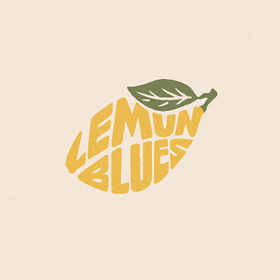 Lemon Blues artwork branding design drawing hand drawn handlebend illustration joe horacek lemons lettering little mountain print shoppe logo procreate summer type typography