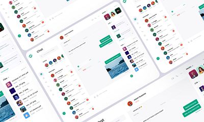 Messenger Chat Dashboard Ui branding design figma graphic design landing page ui ux web website