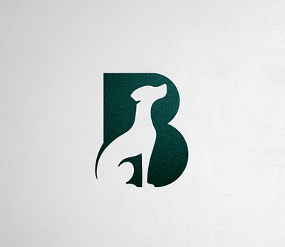 Bark in Green Logo Design / Visual Identity dog elegant green letter logo pets visual identity