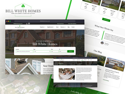 Bill White Homes - New Website Design & Build design typography ui ux web design