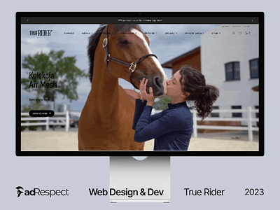True Rider E-commerce Web Design & Development design development ecommerce figma horse rider shop ui design uiux ux web development webdesign woocommerce wordpress