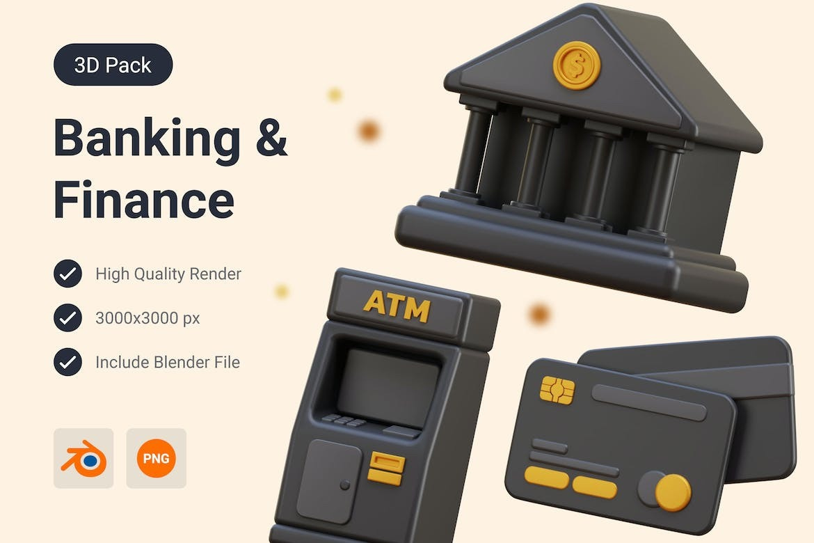 Finance & Banking 3D Illustration art artist artwork coreldraw creative cuberto designer digitalart freelance graphic graphic design graphicdesign graphics illustrator inspiration logodesign motion designer photoshop poster vector