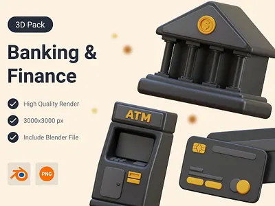 Finance & Banking 3D Illustration art artist artwork coreldraw creative cuberto designer digitalart freelance graphic graphic design graphicdesign graphics illustrator inspiration logodesign motion designer photoshop poster vector