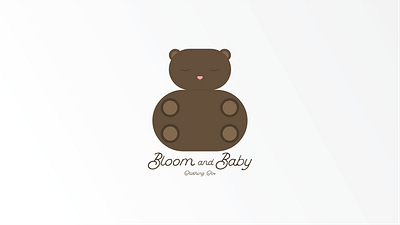 Baby Apparel Logo - Day 46/50 baby apparel logo bloom baby branding dailylogochallenge dailylogochallenge day46 design dlc graphic design illustrator logo vector