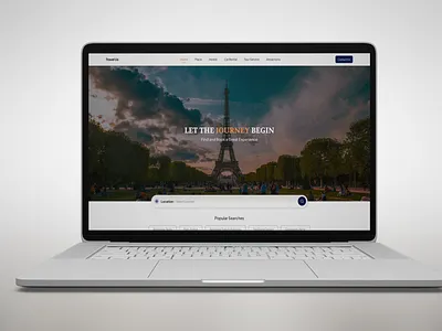 Travel Website Design - Landing Page - UI UX app design ui ui ux ux web website xd