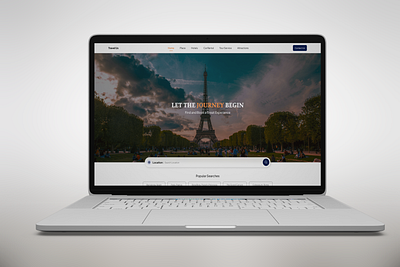 Travel Website Design - Landing Page - UI UX app design ui ui ux ux web website xd