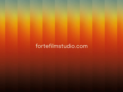 Forte Film Studio animation branding design film fort worth forte gradient production slider studio video videography