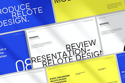 Relote - Brand Guideline Powerpoint Template abstract annual business clean corporate download google slides keynote pitch pitch deck powerpoint powerpoint template pptx presentation presentation template professional slides template ui web