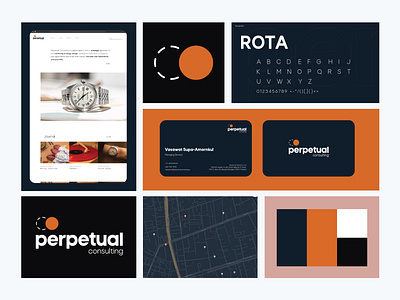 📈Perpetual Consulting / Branding & Website branding design graphic design logo ui web design