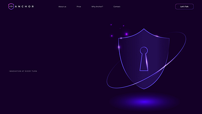 Anchor Cyber Security Web Design design ui ux web