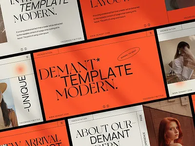 Demant - Urban Powerpoint Presentation Template abstract annual business clean corporate download google slides keynote pitch pitch deck powerpoint powerpoint template pptx presentation presentation template professional slides template ui web