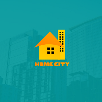 Concept : Home City - Logo Design (Unused ) bestlogo branding design graphic design illustration logo vector