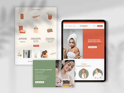 Simpler Website design graphic design illustration ui webpage