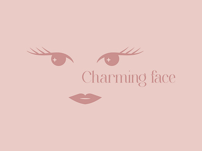Charming face illustration adobeillustrator creative workout graphic design illustration