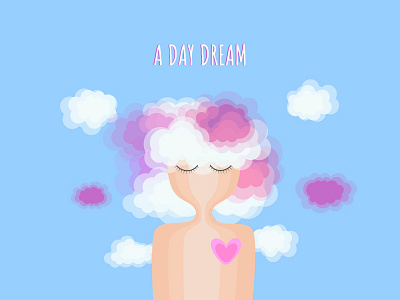 Day dream illustration adobeillustrator creative workout graphic design illustration