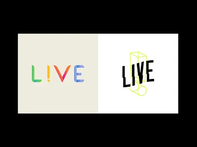 LIVE! branding live logo