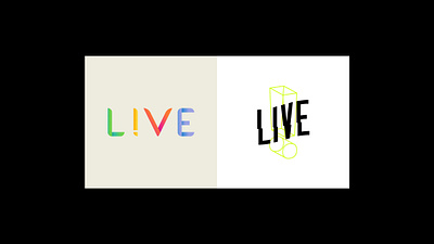 LIVE! branding live logo