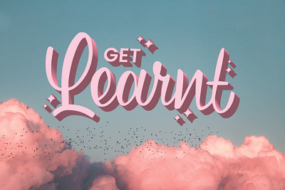 It's 2023, Get Learnt! design graphic design hand lettering illustration lettering typography vector