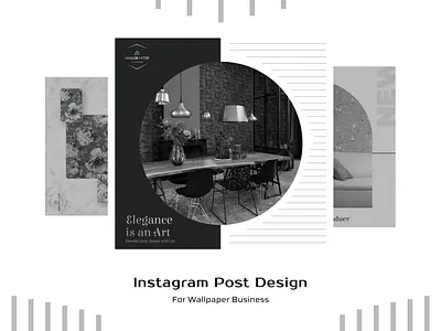 Instagram Branding - Wallmaster Granduer ad creative aesthetic branding canva design figma graphic design instagram post instagram reel photoshop social media social media creatives