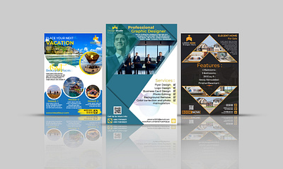 I will do professional flyer or poster design for your business brochure business business flyer company flyer corporate flyer design dl flyer flyer flyer design medical flyer poster professional professional flyer real estate flyer school flyer travel tour flyer tri fold flyer