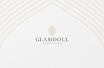 Glamdoll Designer Boutique Branding boutique brand identity branding fashion glamdoll graphic design india logo luxury tailor shop
