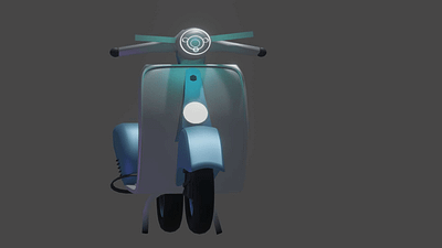 Vespa 3D Modeling 3d blender model3d