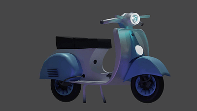 Vespa 3D blender 3d 3dmodel blender