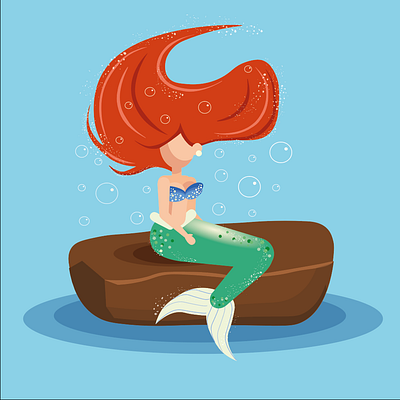 Beauty Mermaid design graphic design illustration logo vector