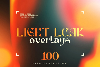100 Light Leak Lomo Overlays Pack instagram
