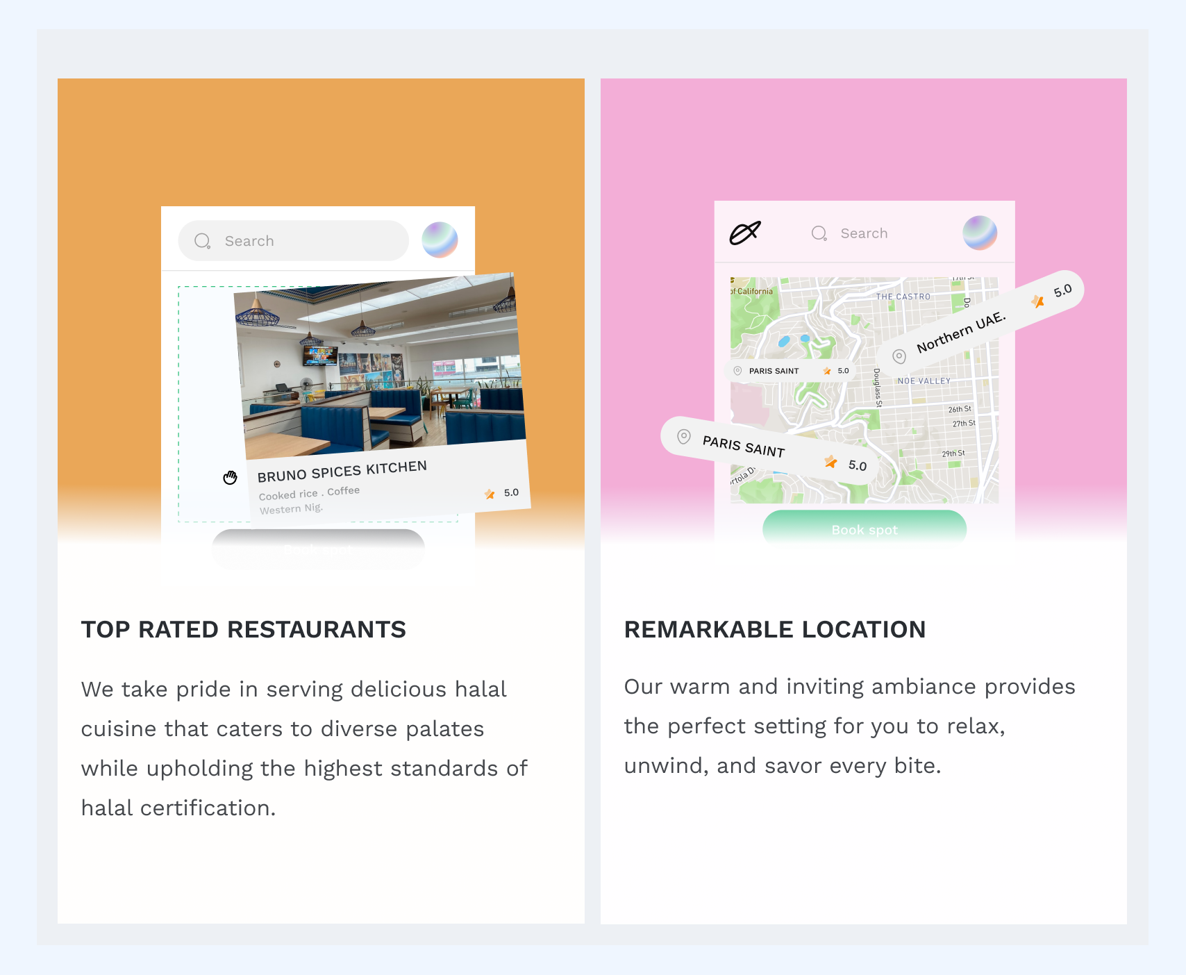 main features branding graphic design mobile design ui