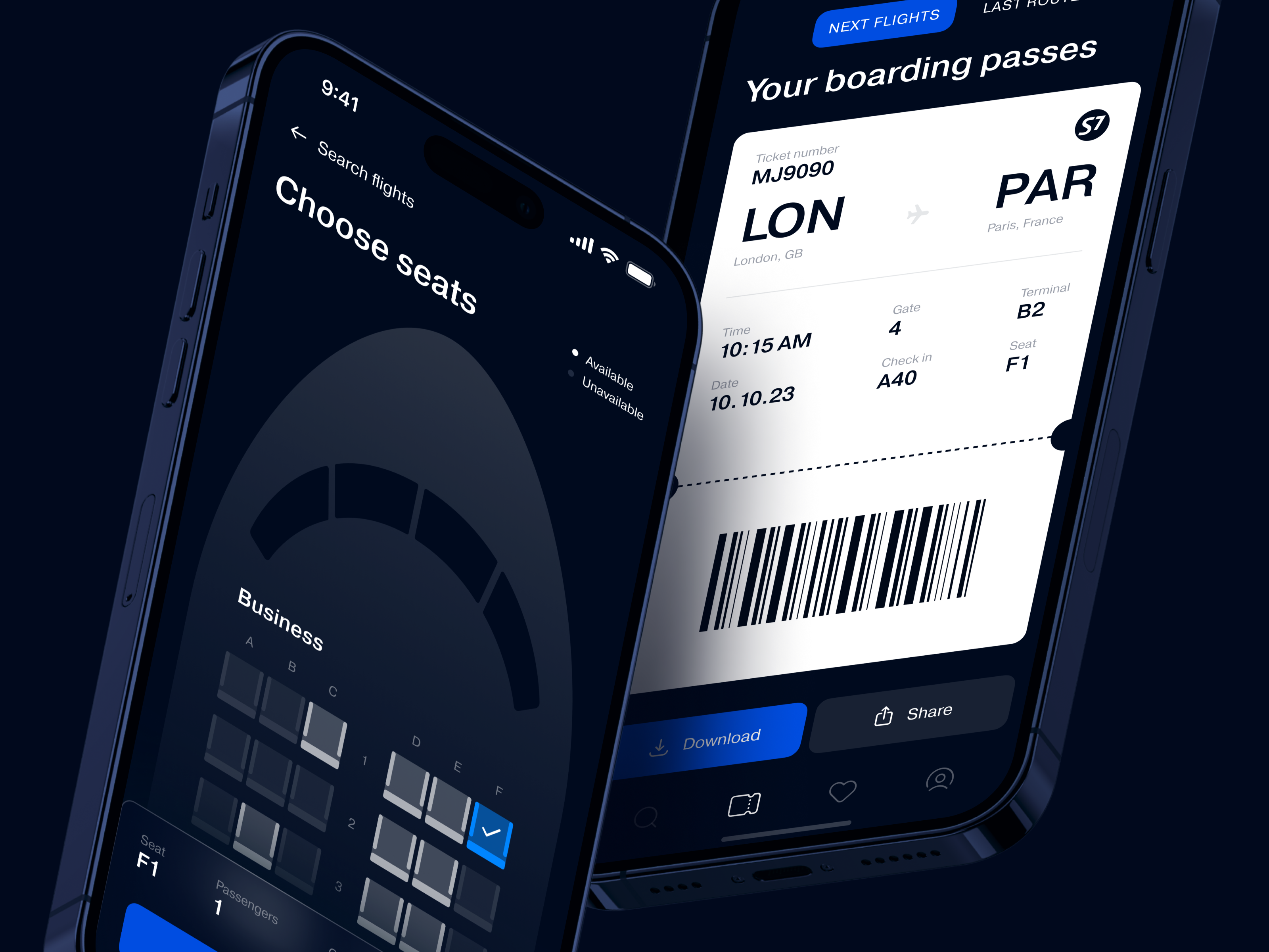 Example of Mobile App UI/UX Design Concept