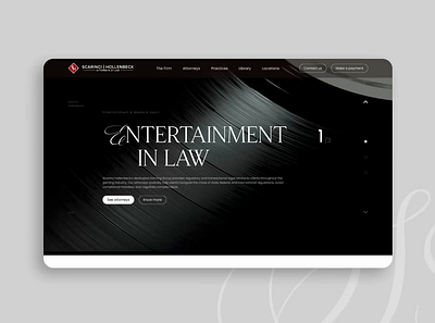 #8 - Concept shots attorney branding design entertainment figma law lawyers media sport ui ux webdesign