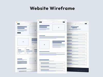 Wireframe Website Design design graphic design high fidelity wireframe logo ui webapp website wireframing