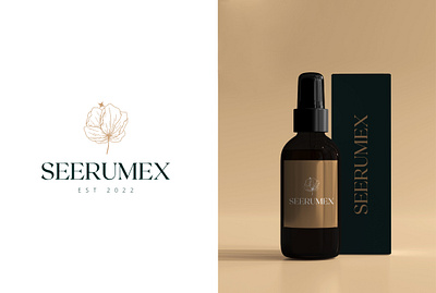 Skin Care - Seerumex Logo branding design graphic design logo minimal typography vector