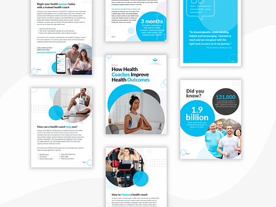 Precision Wellness eBook Design branding brochure ebook graphic design health minimalist wellness