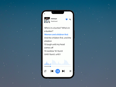 #DailyUI Challenge 9 - Music player dailyui idioteque kid a music music player radiohead