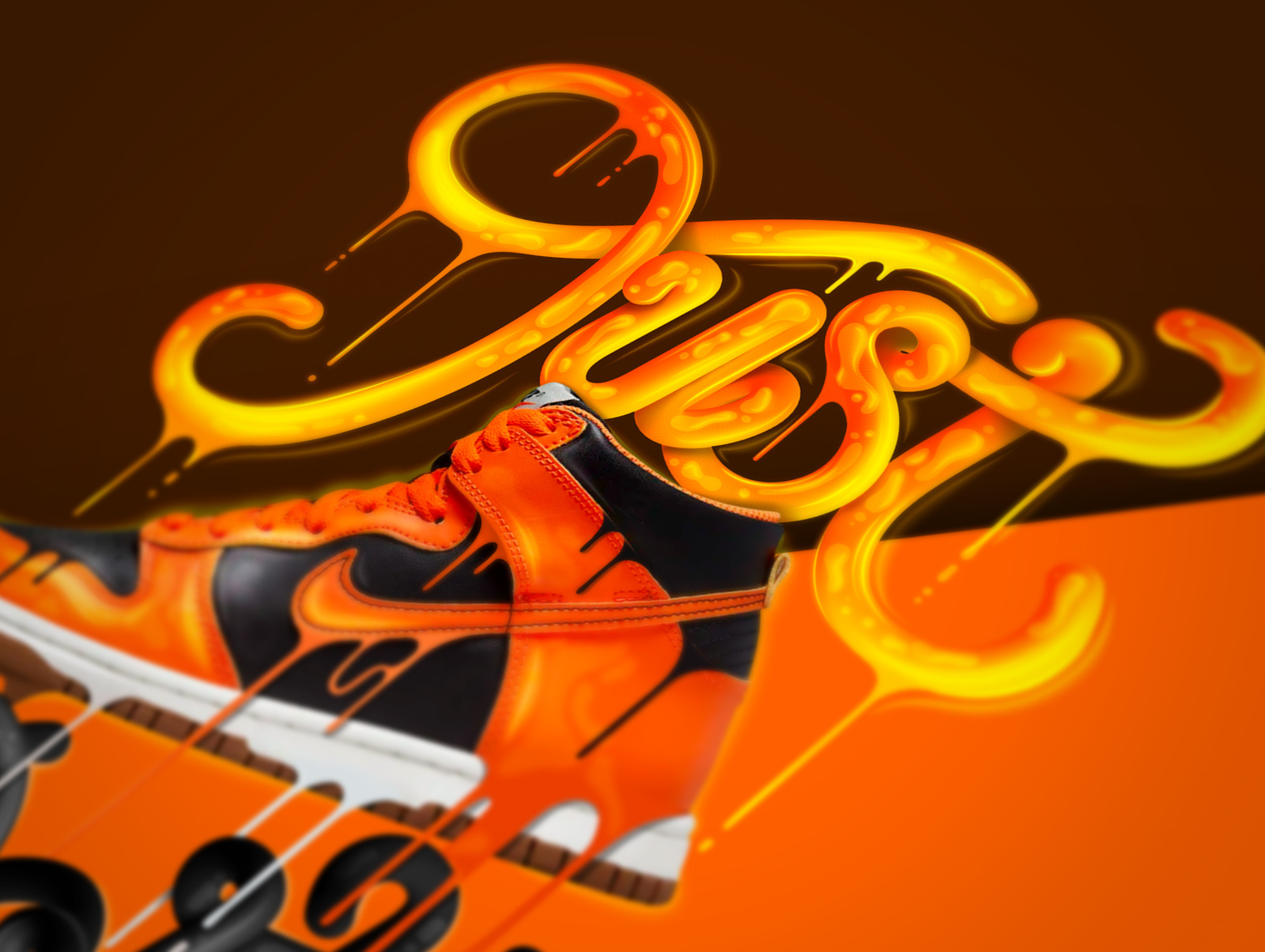 NIKE - Just Do It 3d art direction artwork design graphic design illustration typography