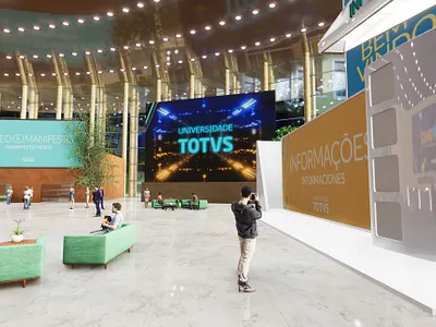 Archviz 3d archviz graphic design virtual conference virtual scenario